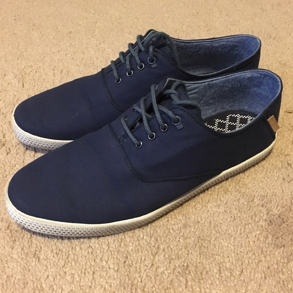 Ted Baker London Men Blue Canvas Sneakers Size 11