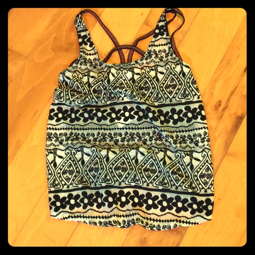 Strappy tank top