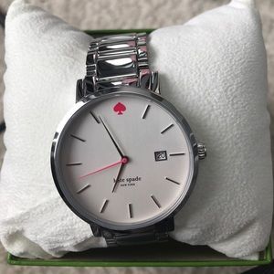 Kate spade silver watch NWT