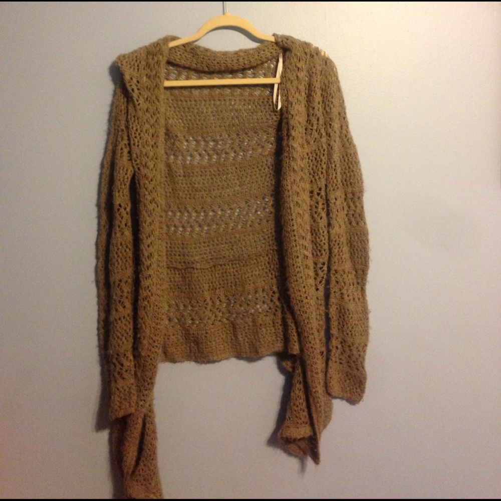 Brown cardigan