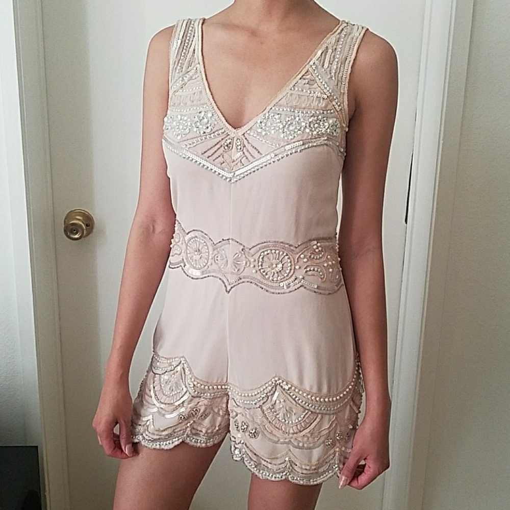Brand New Miss Selfridge Sequined Romper