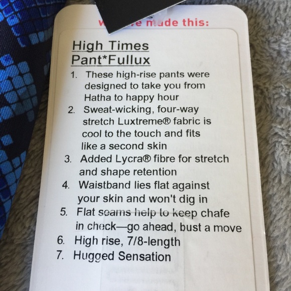 Lululemon Hi-Times leggings size 4 - Picture 4 of 4