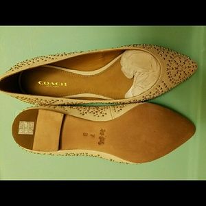 Coach Rory studded flats