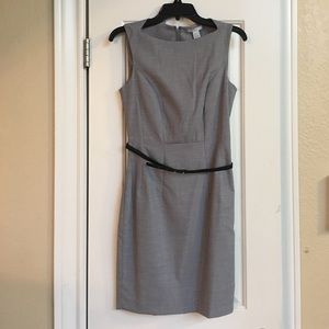 Grey belted dress, H&M