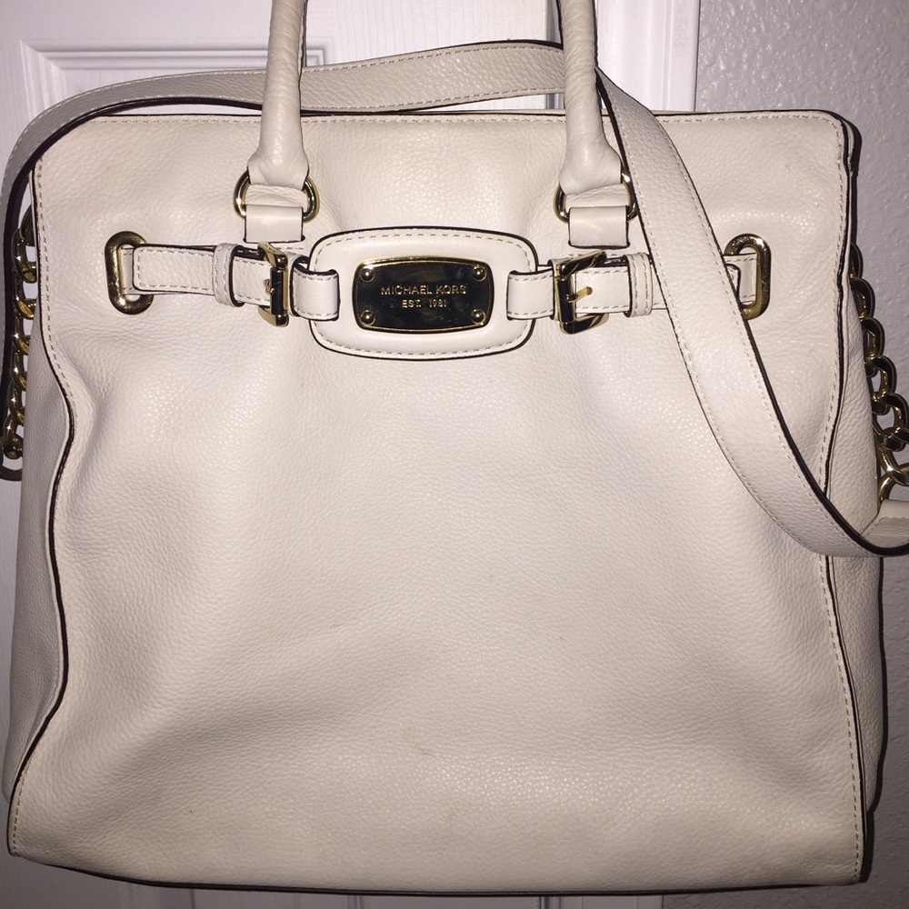 AUTHENTIC off white Hamilton MK purse