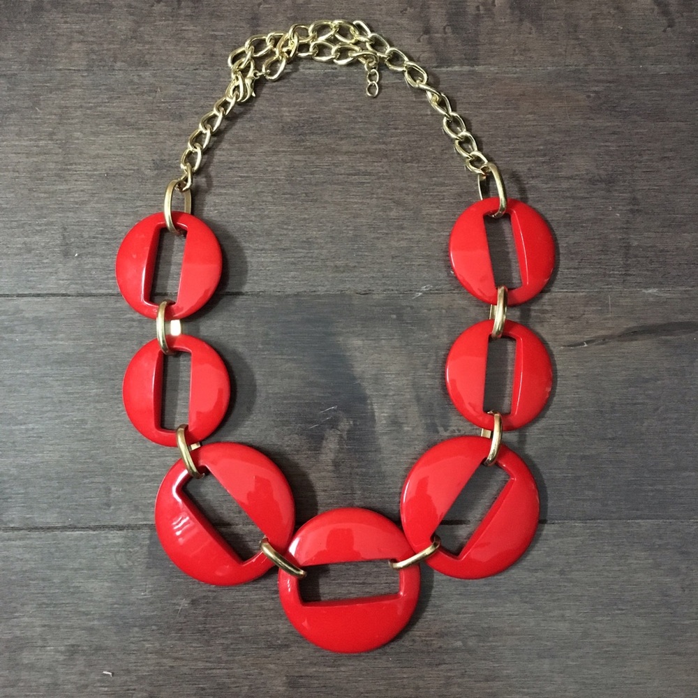 Red Statement Necklace