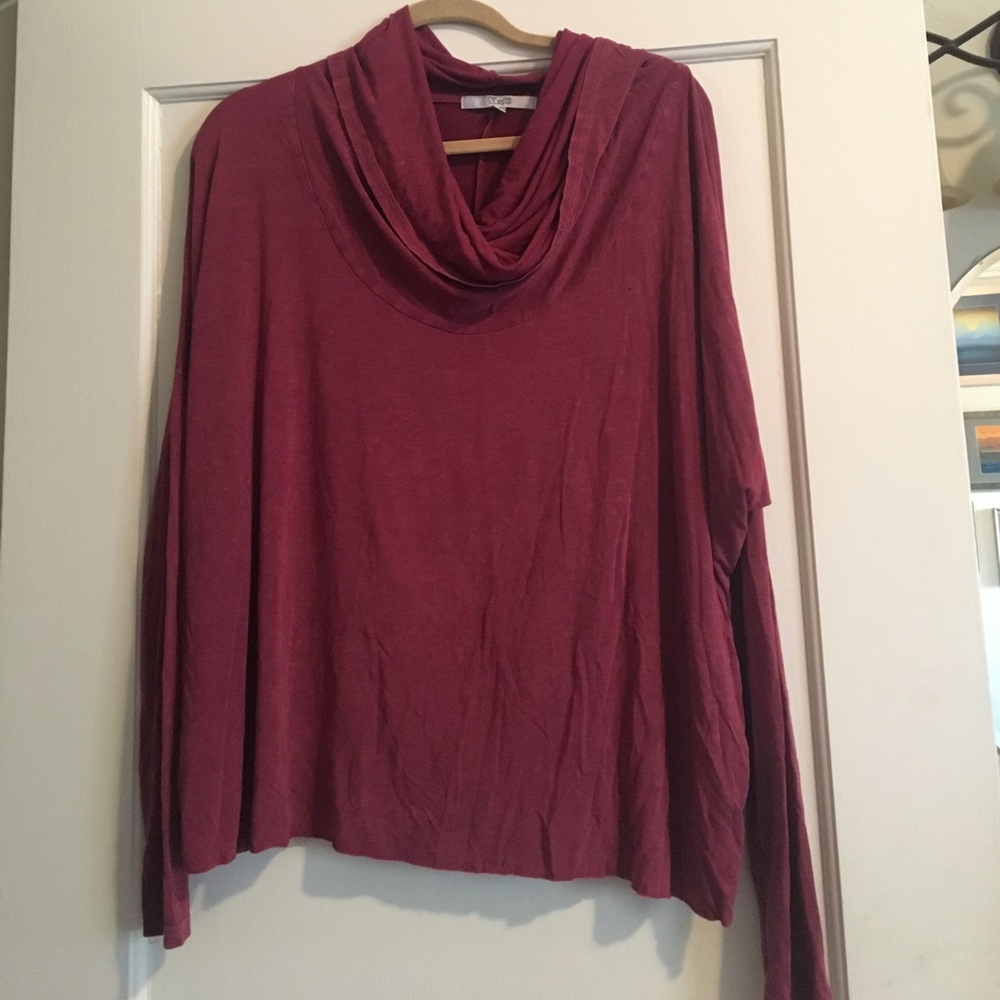 Long Sleeve Cowl Neck Top
