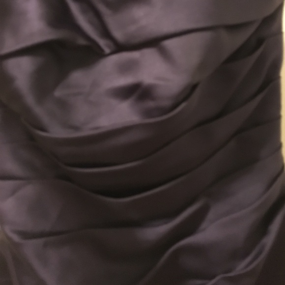 Dark purple cocktail or bridesmaid dress - Picture 4 of 4