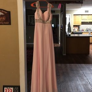 Light pink formal gown