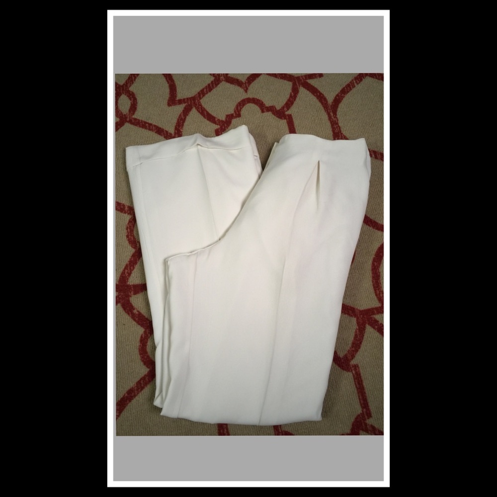 New York & Company Creme Lined Dress Pants, sz 10