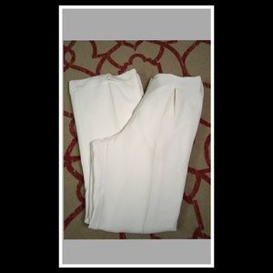 New York & Company Creme Lined Dress Pants, sz 10