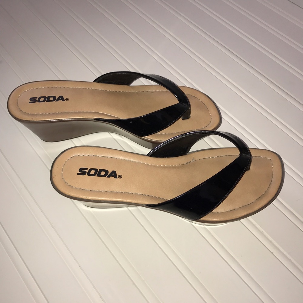 Soda Thong Platform Sandals