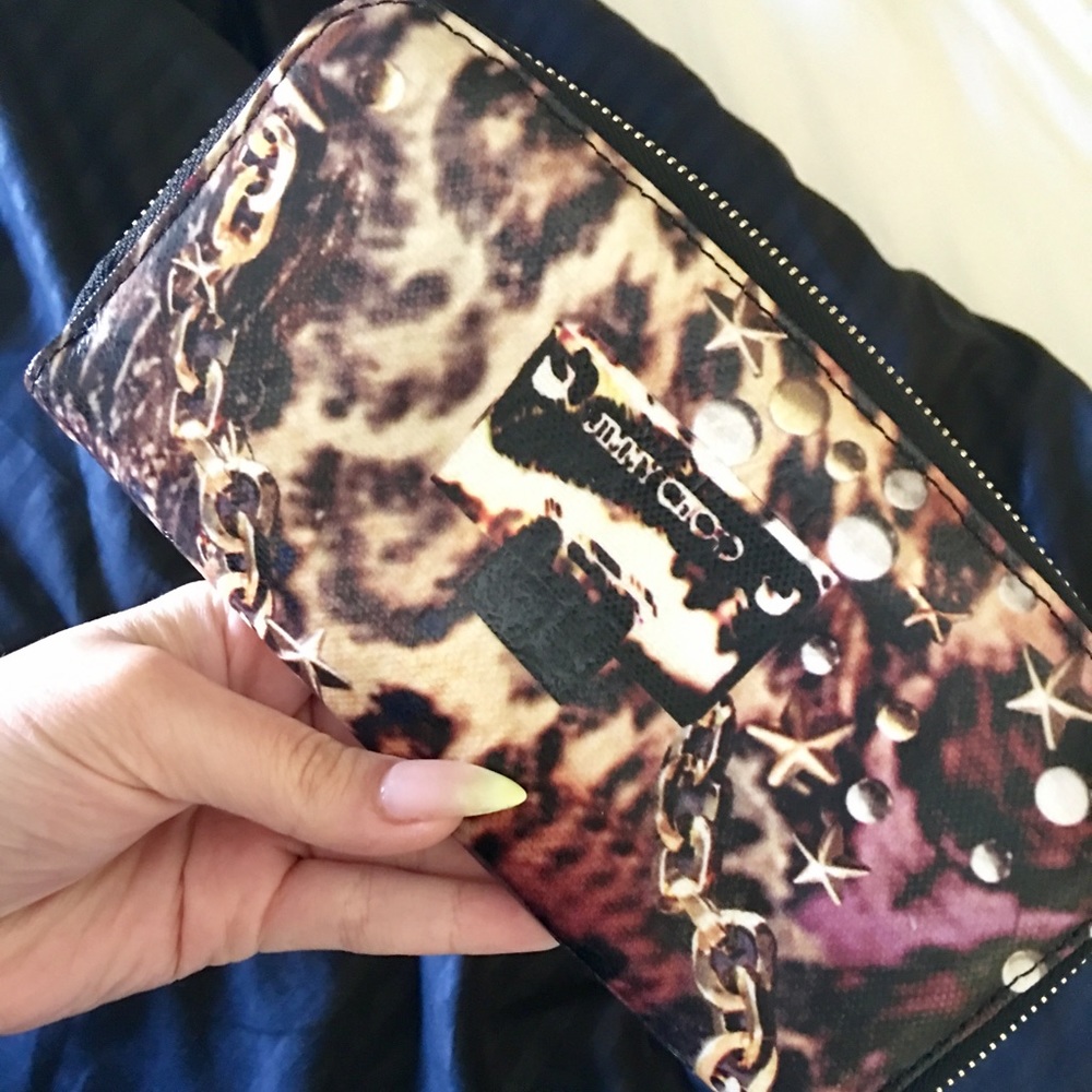 JIMMY CHOO PATENT LEATHER WALLET