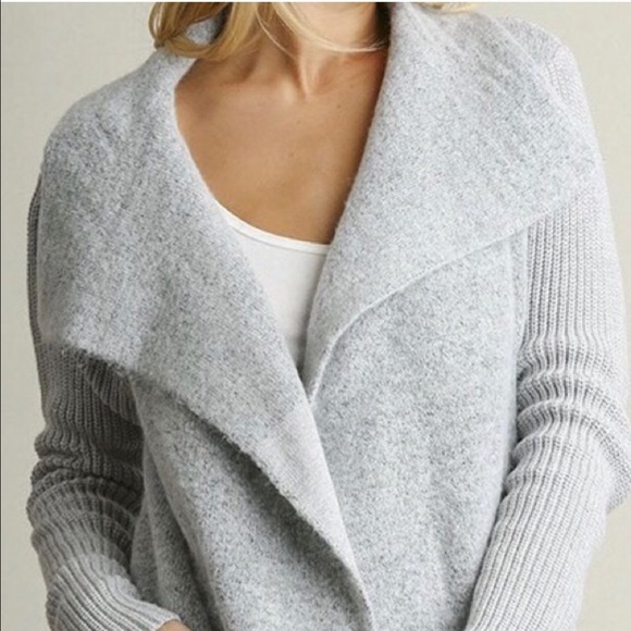 LAST ONE!! Open Front Double Breasted Cardigan - Picture 3 of 4