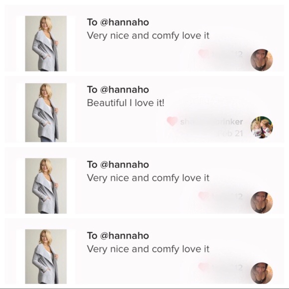 LAST ONE!! Open Front Double Breasted Cardigan - Picture 4 of 4