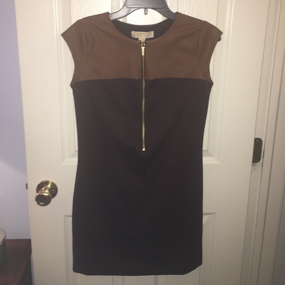 Brown Michael Kors short sleeve dress great cond. - Picture 1 of 3