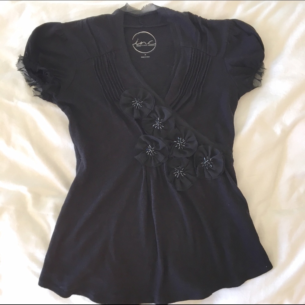 Petite INC embellished t-shirt