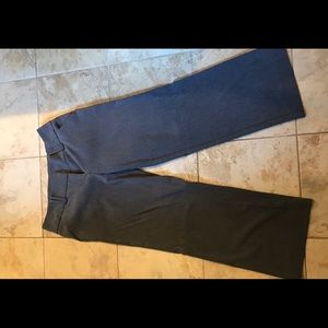 Gray dress pants.