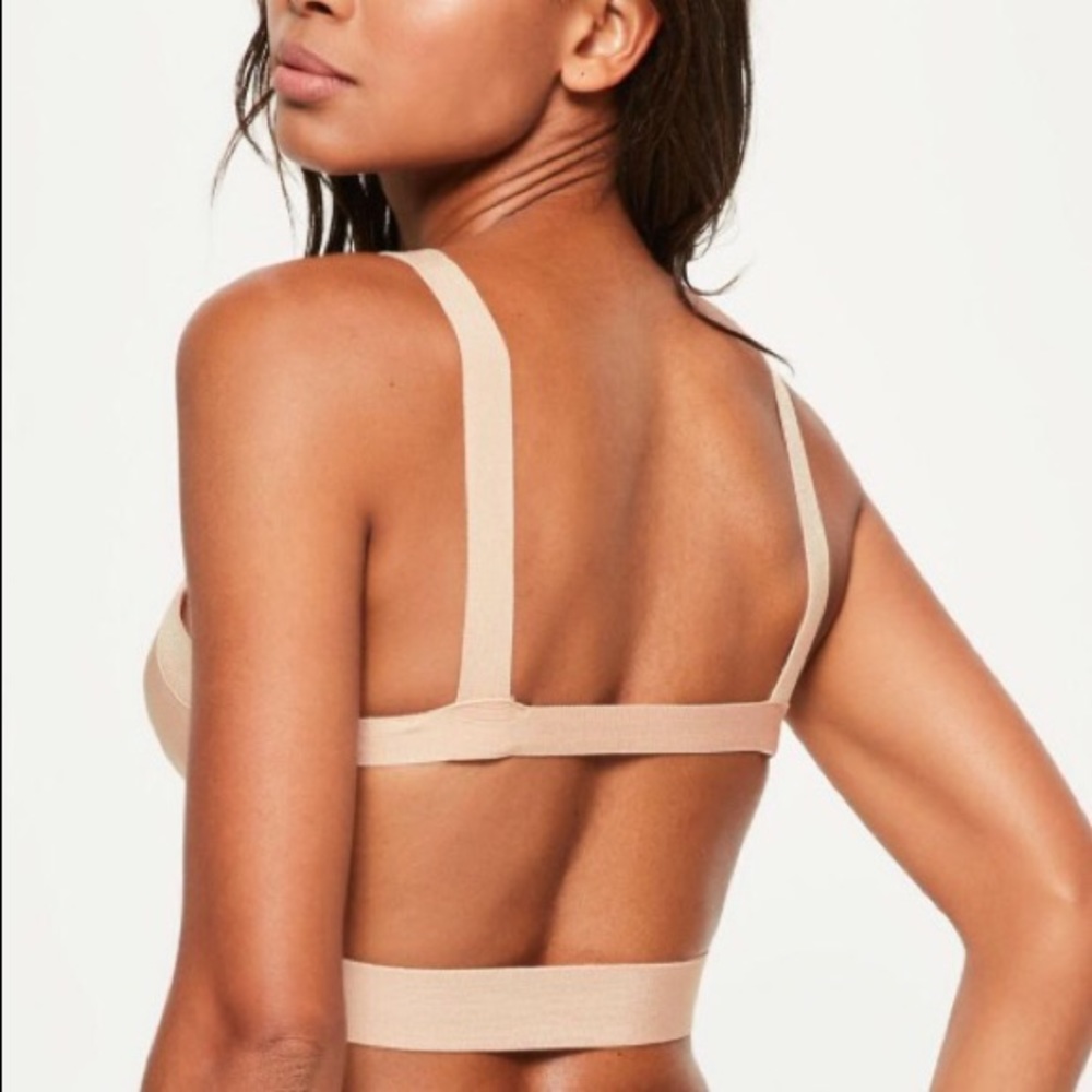 HP! MISSGUIDED BANDAGE NUDE CROSS BIKINI TOP - Picture 5 of 6