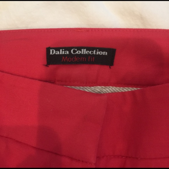 Red pants. 3/4 length. Perfect for spring! Size 6 - Picture 2 of 3