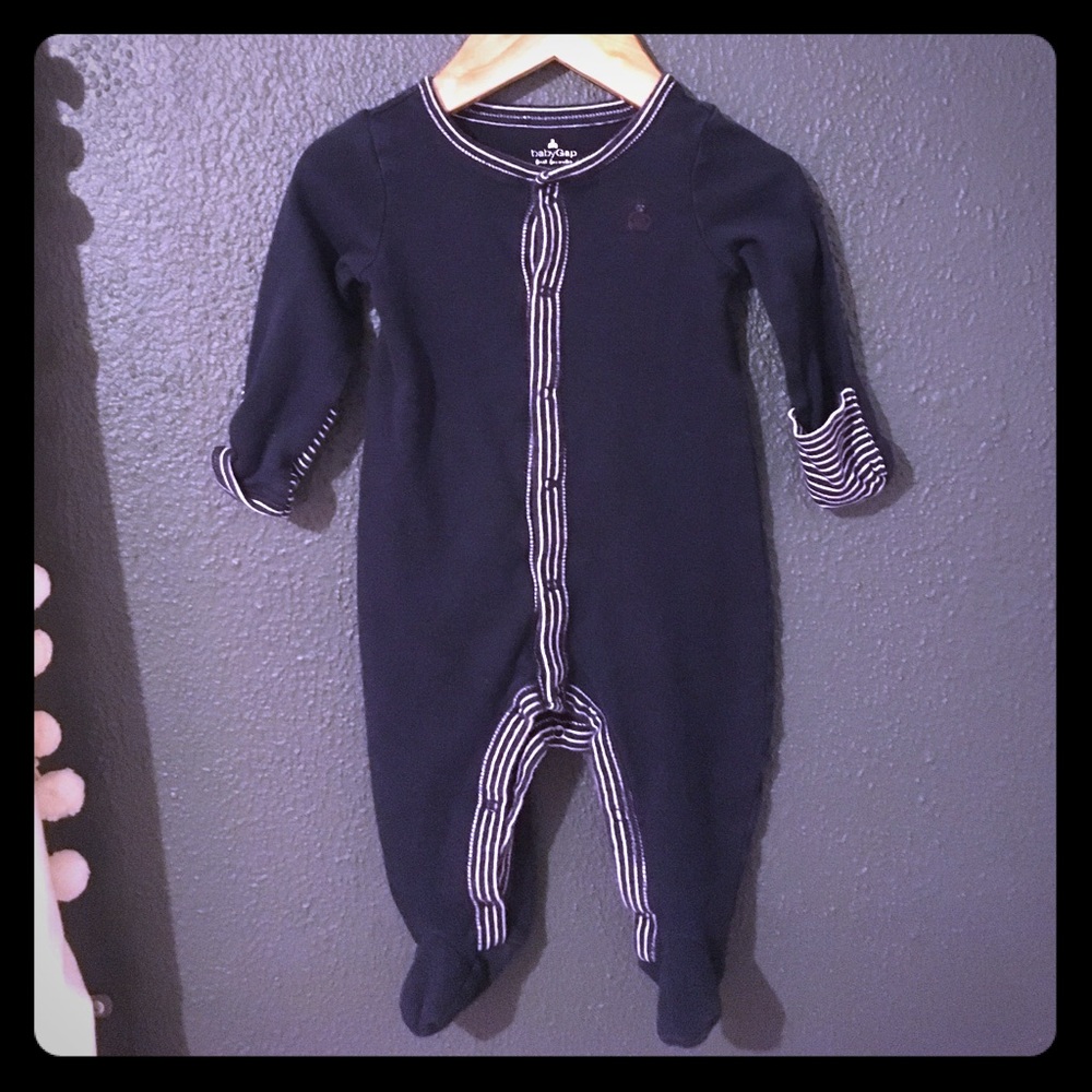 Baby Gap navy sleeper.