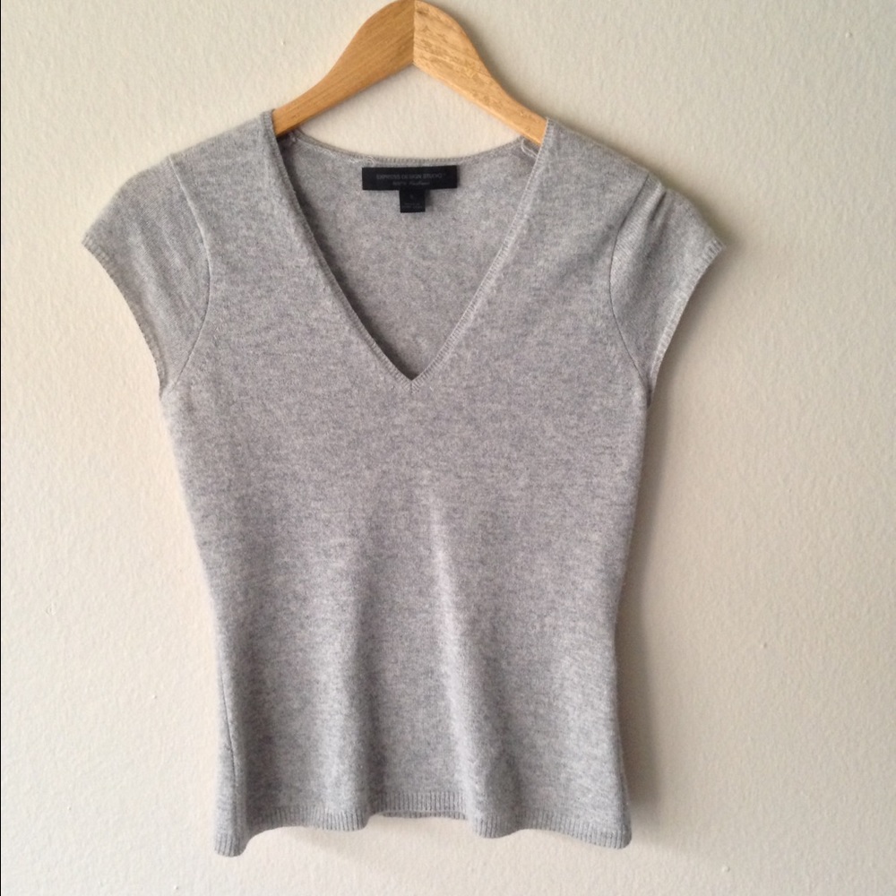 Express Design Studio 100% Cashmere Top Size Small