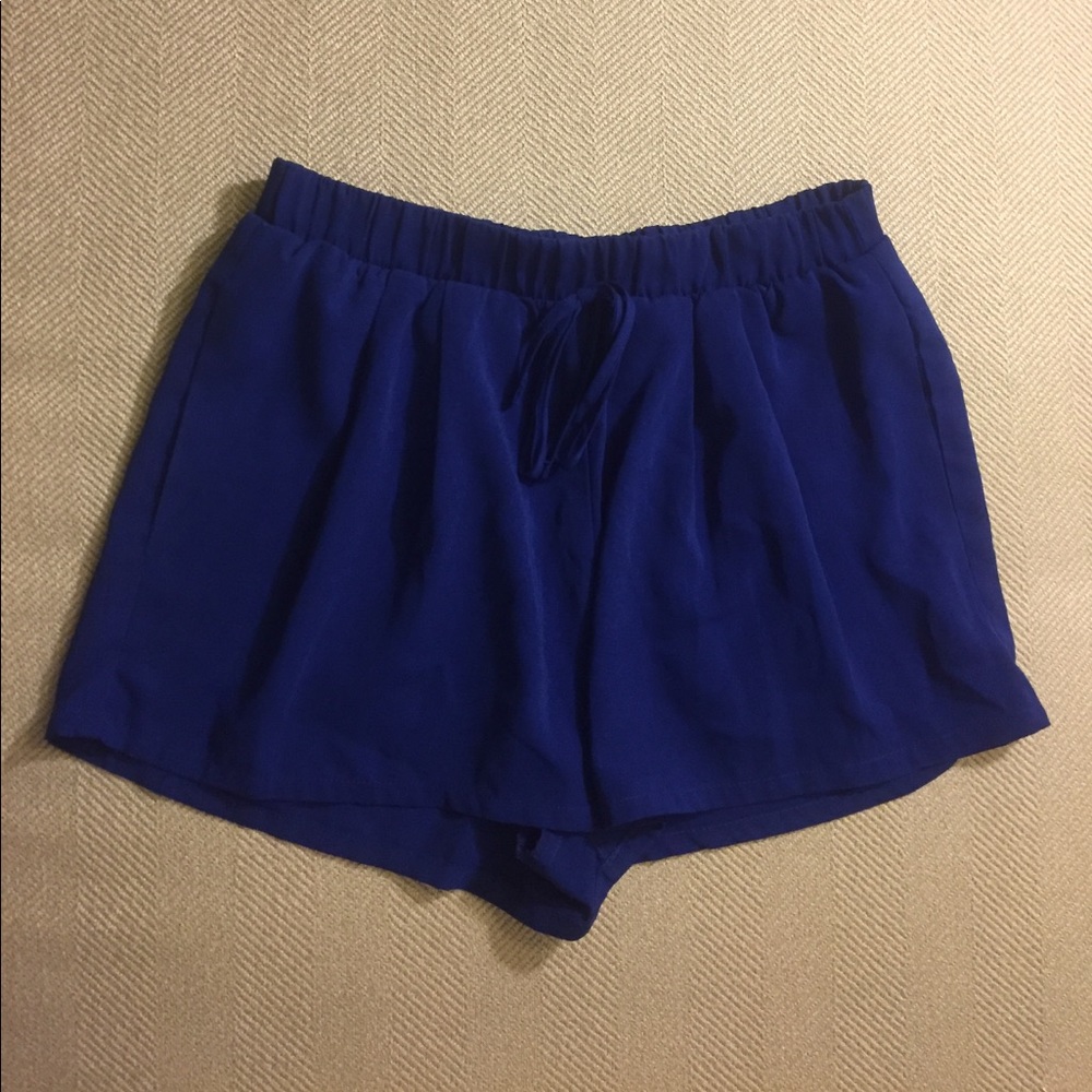 XXI Flowy Electric Blue Shorts