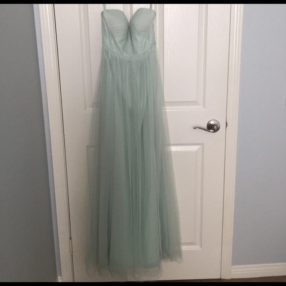 Jenny Yoo Convertible Tulle Column Dress