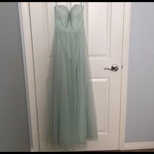 Jenny Yoo Convertible Tulle Column Dress