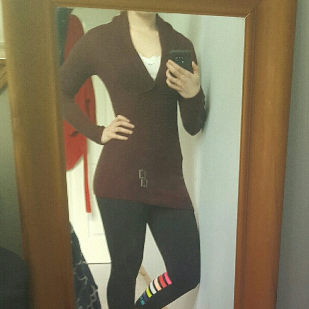 Burgundy sweater