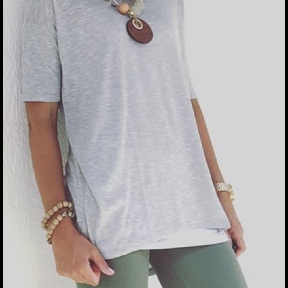 Lularoe irma heather grey