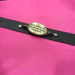 Leather cuff bracelet