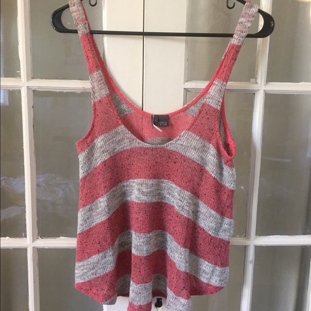 Sparkle and Fade (UO) Striped Knit Tank Top