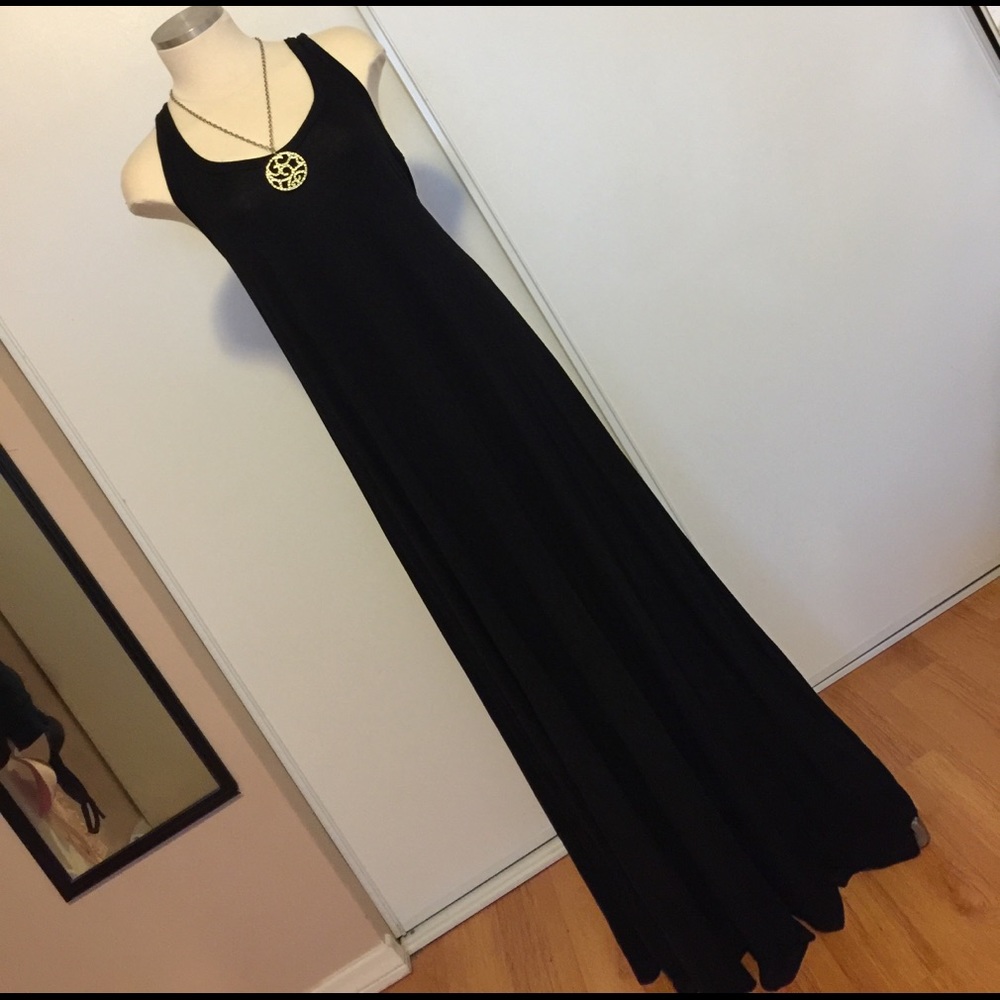 H&M basic casual black dress