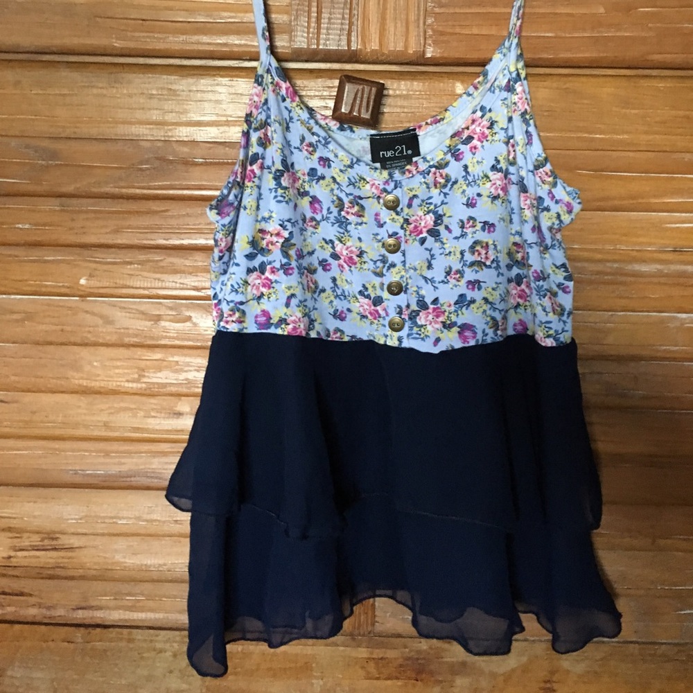 Flower tank top