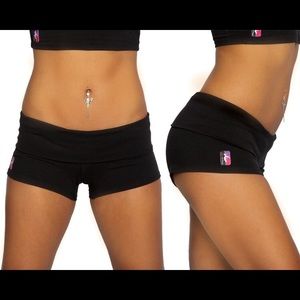 Fold Over dance shorts