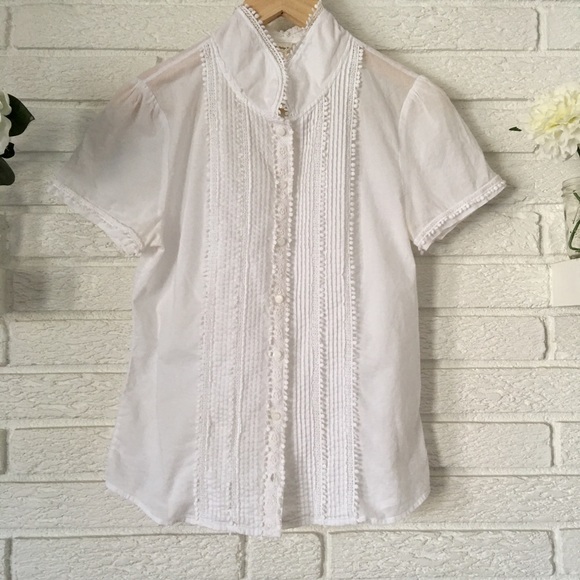 J. Crew Tops - J.Crew Vintage Closet White Button Up