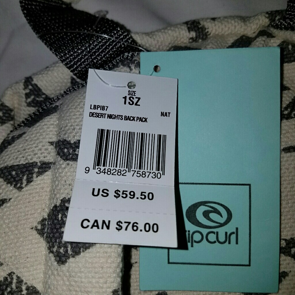 NWT RipCurl aztec backpack rip curl - Picture 5 of 7