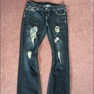 Twentyone Black destruction jeans