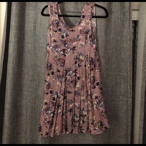 Abstract print swing dress/tunic