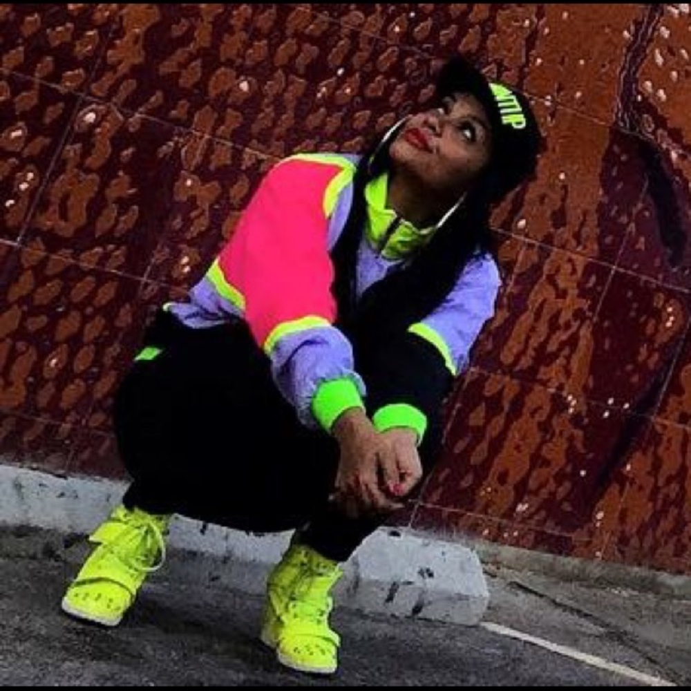 Retro lime jacket - Picture 2 of 4