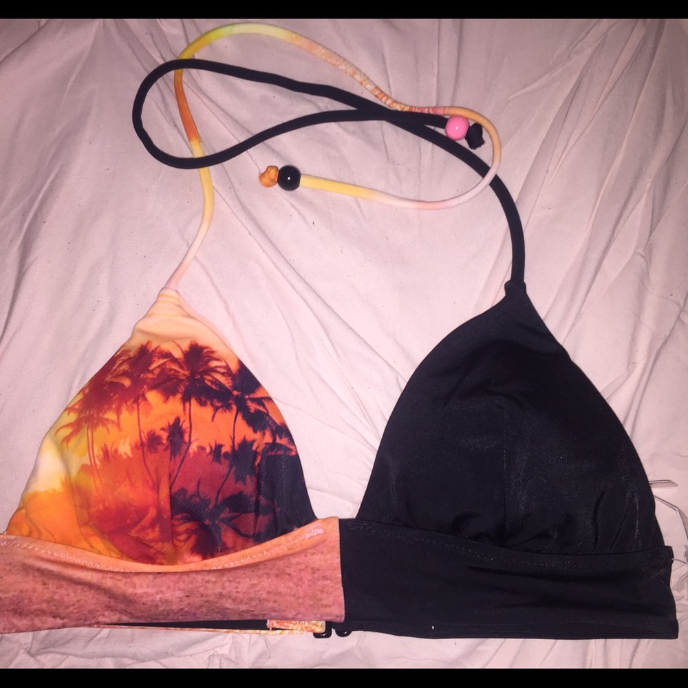VS Warm Sunset Triangle Bikini Top