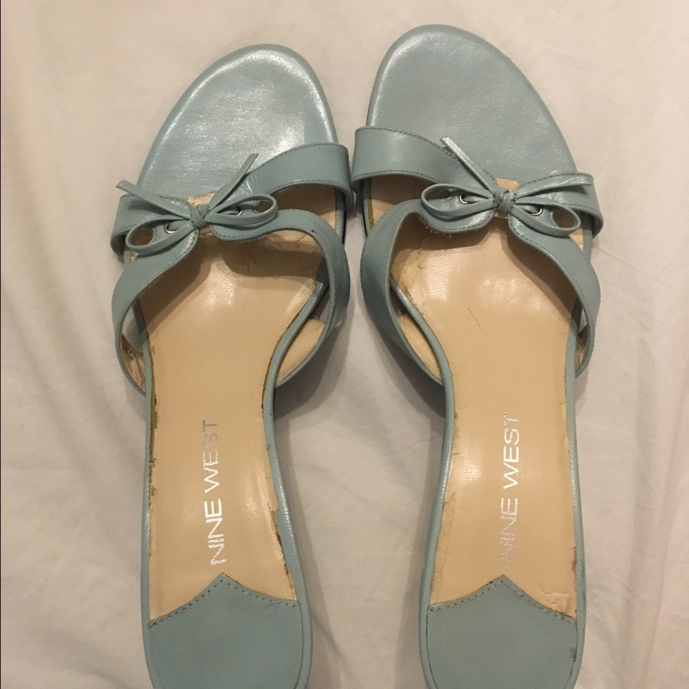 Tiffany Blue Kitten Heels