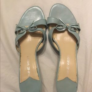 Tiffany Blue Kitten Heels