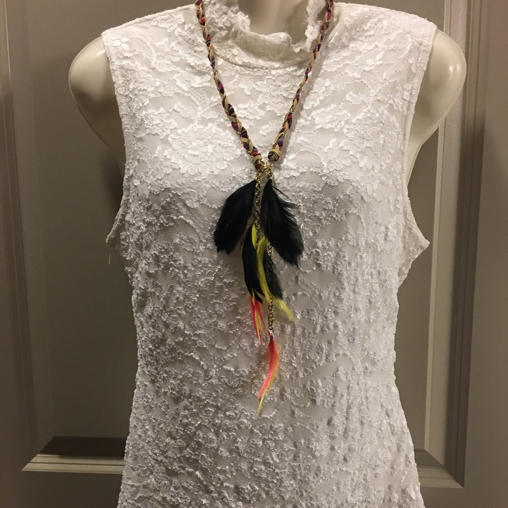 Mock turtleneck sleeveless