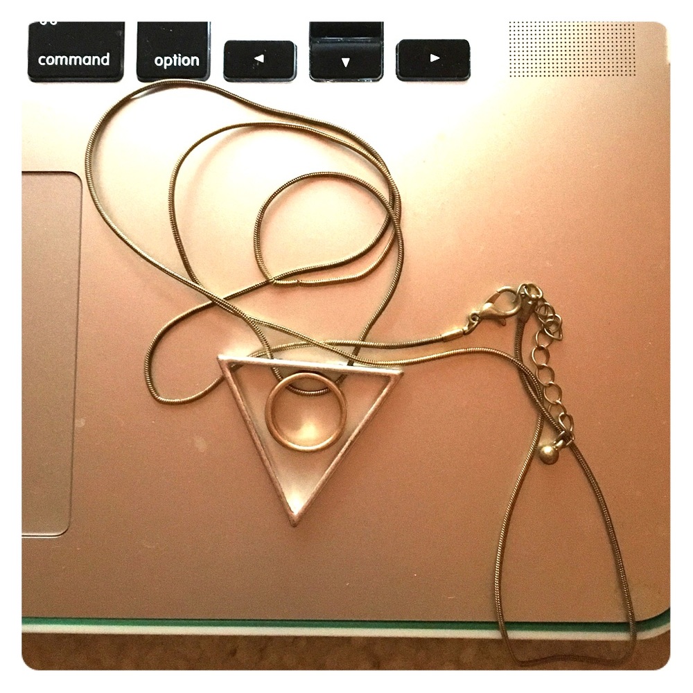 Geometric necklace!