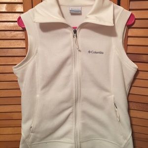 Off-white Columbia fleece vest