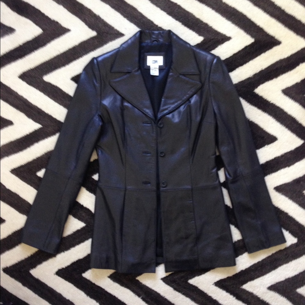 Genuine leather blazer by BP.