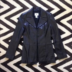 Genuine leather blazer by BP.