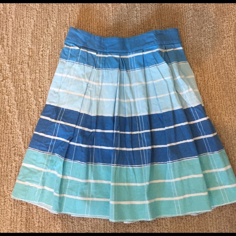 Cute blue pleated skirt